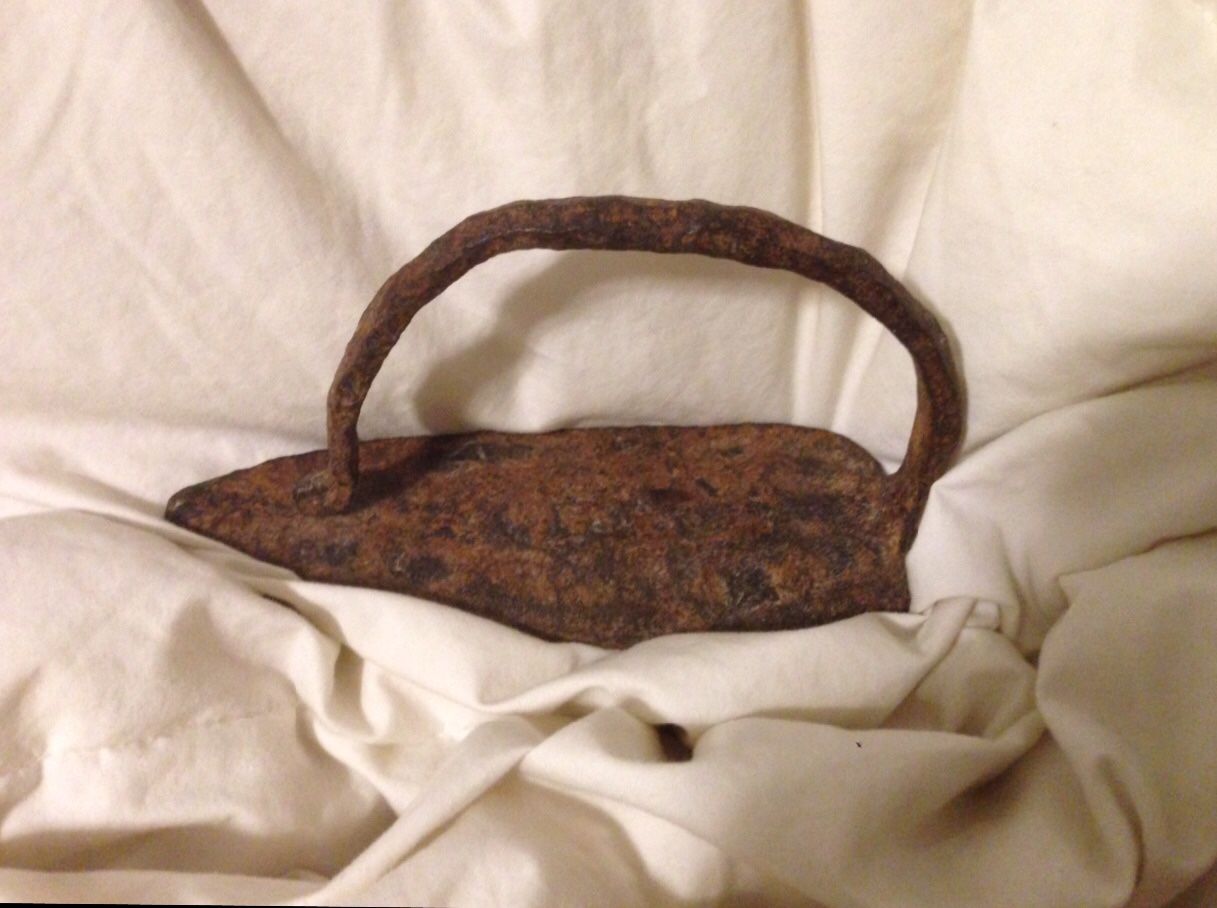 Hand Pounded Metal Sad Iron