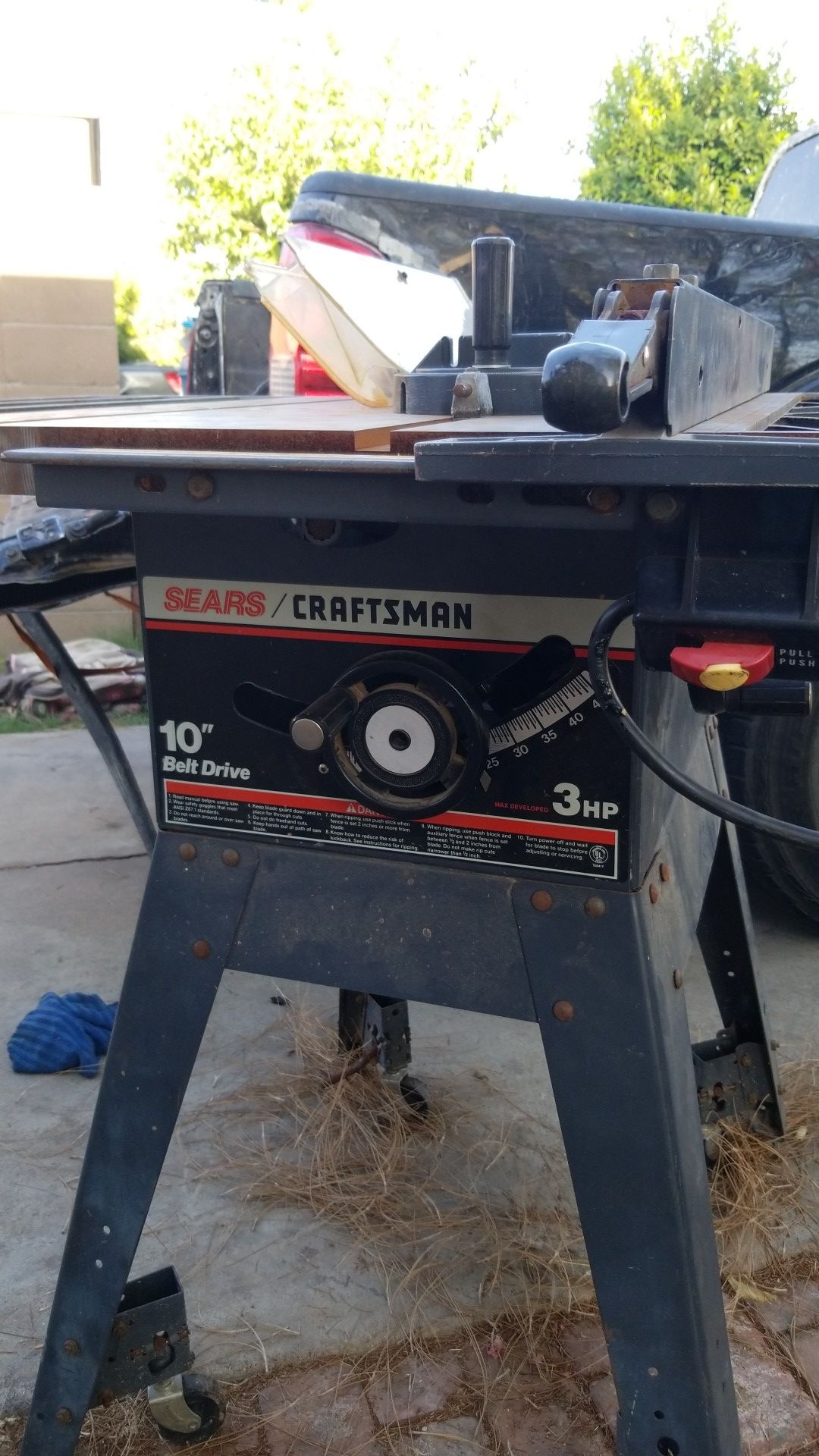 I have a Craftsman 10" 3 horsepower table saw for Sale in Phoenix, AZ