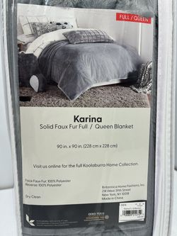 Koolaburra By UGG Karina Blanket Full/Queen Gray Thumbnail