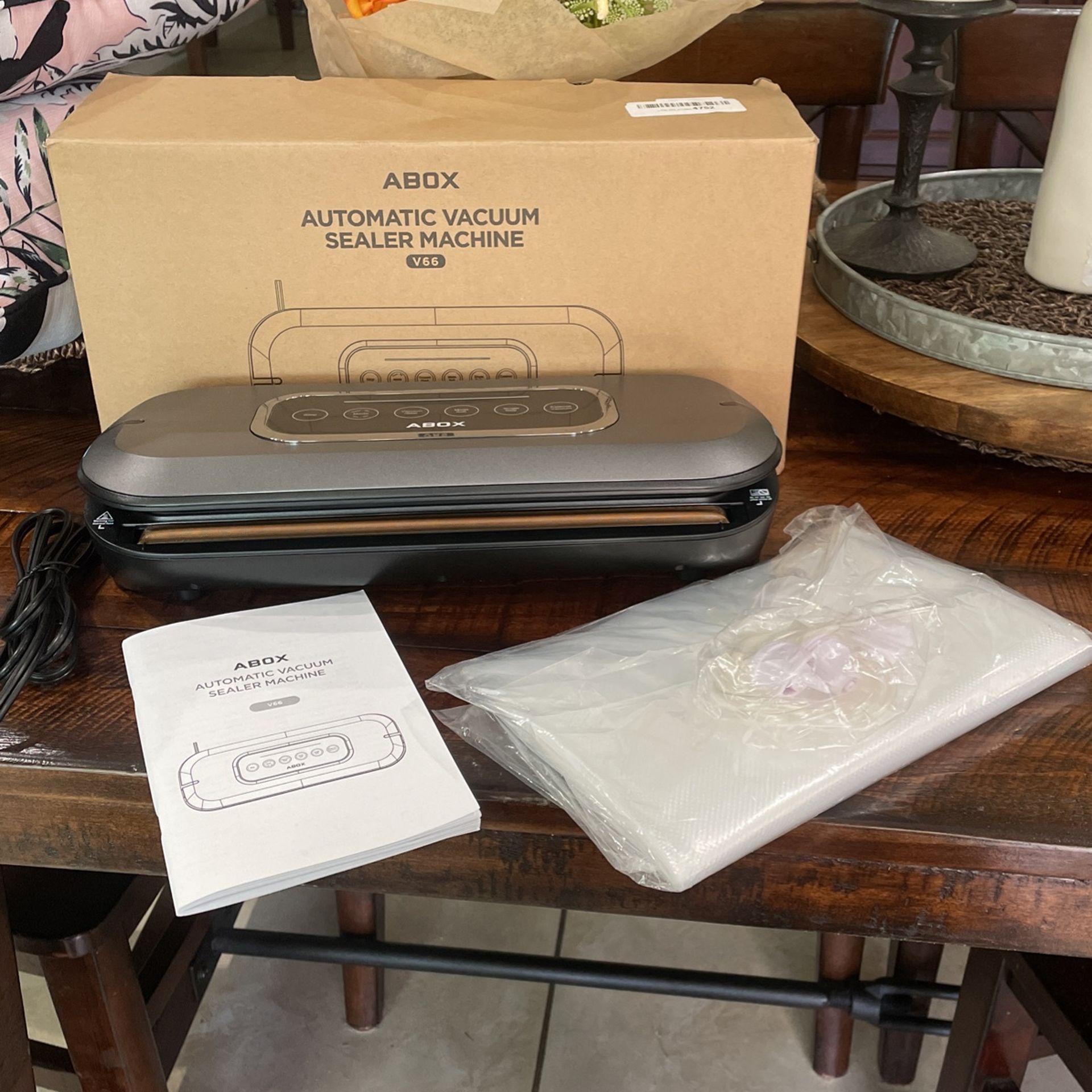 ABOX Automatic Vacuum Sealer Machine NEW