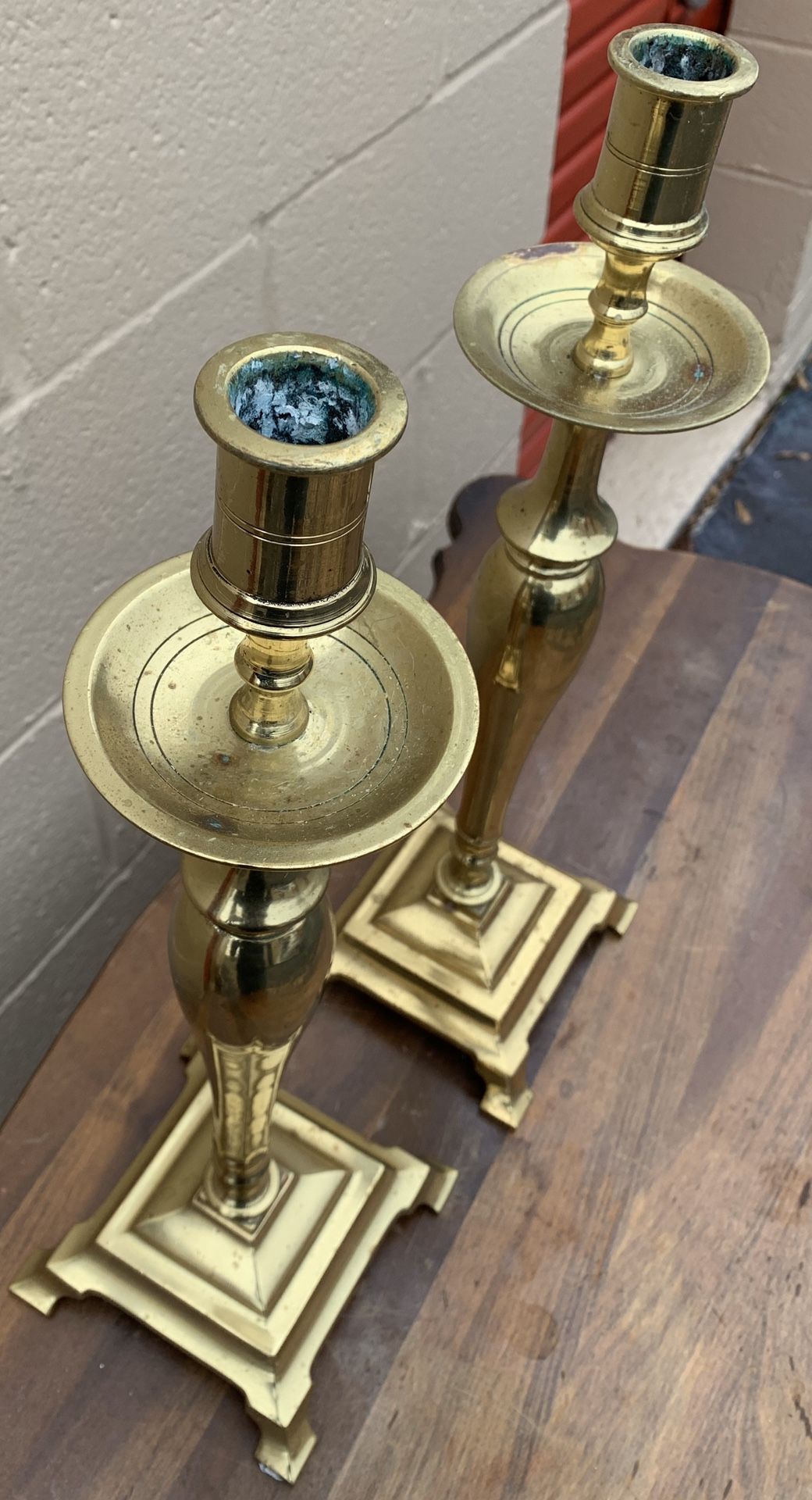 ***18 inch Solid Brass Candle Holders/ Candlesticks ***