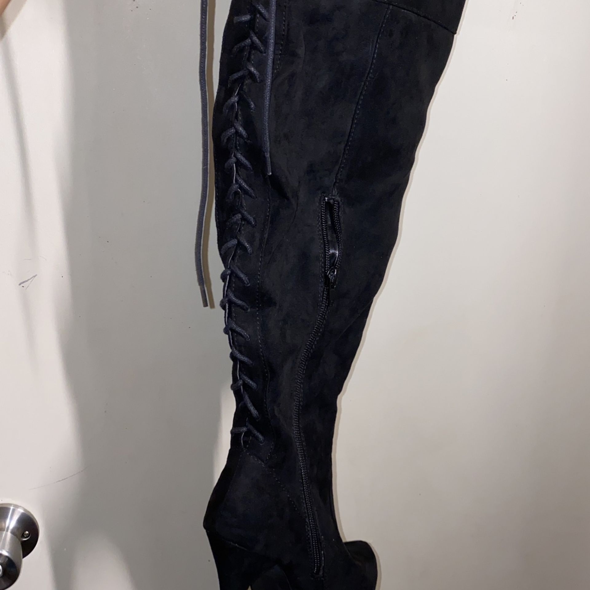 Black boots