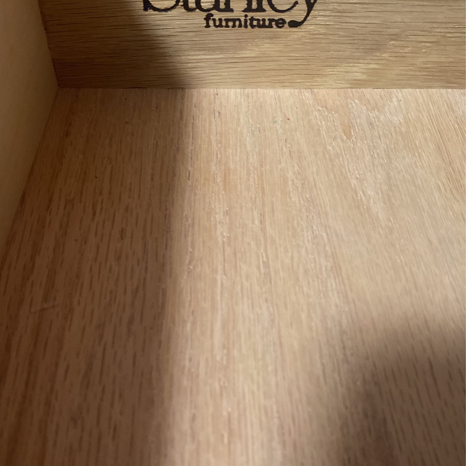 Stanley Furniture- Oak wood, Black Marble Entryway Table