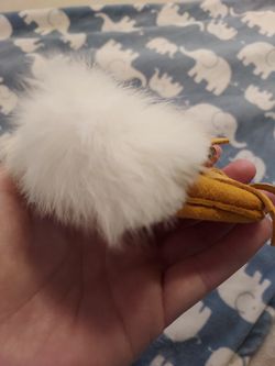 Unique Genuine Rabbit Fur White Baby Moccasins Shoes Slippers Clothing 0-3 Months Newborn Thumbnail