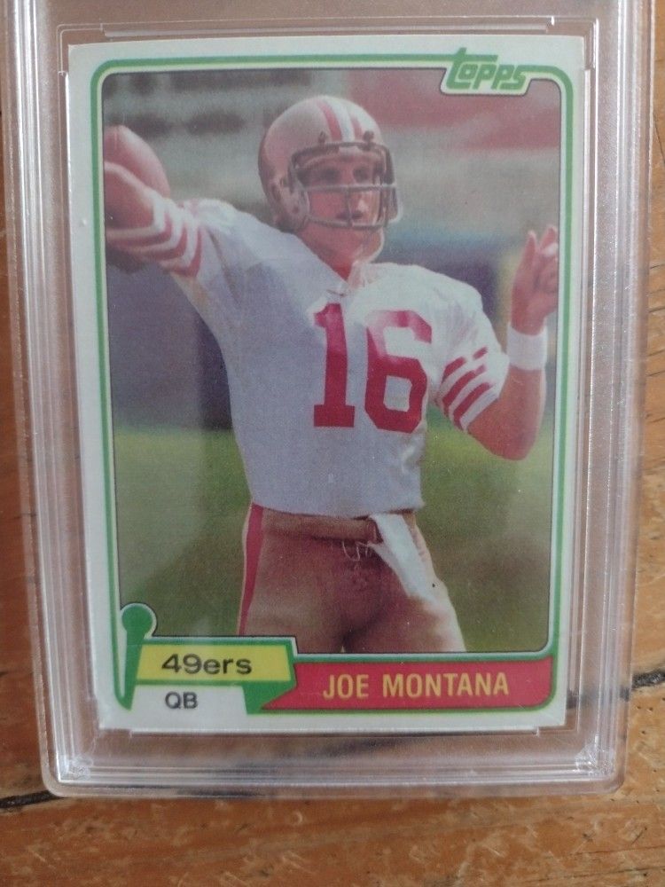 1981 Topps Joe Montana Rc