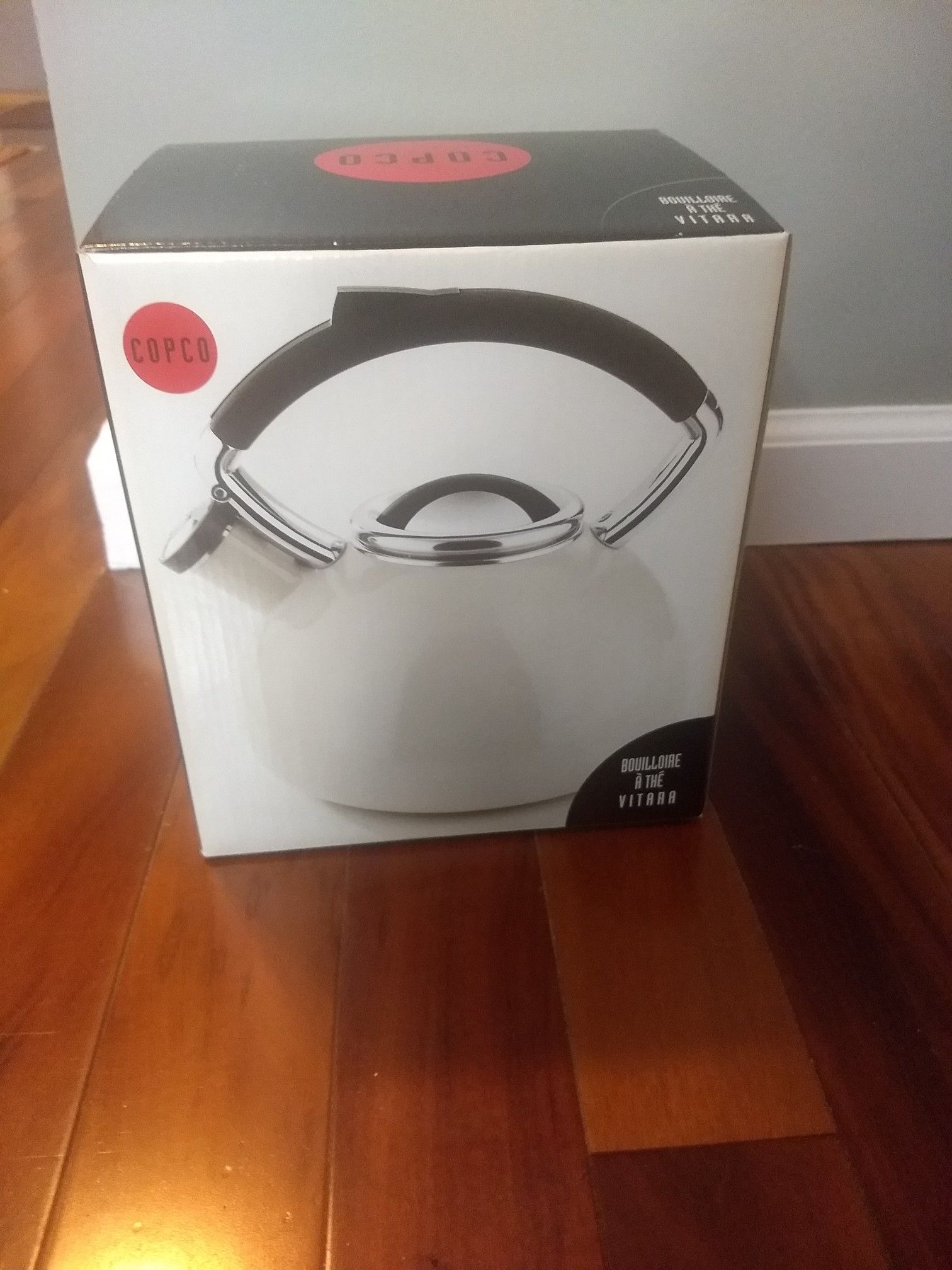 COPCO White Teapot with box