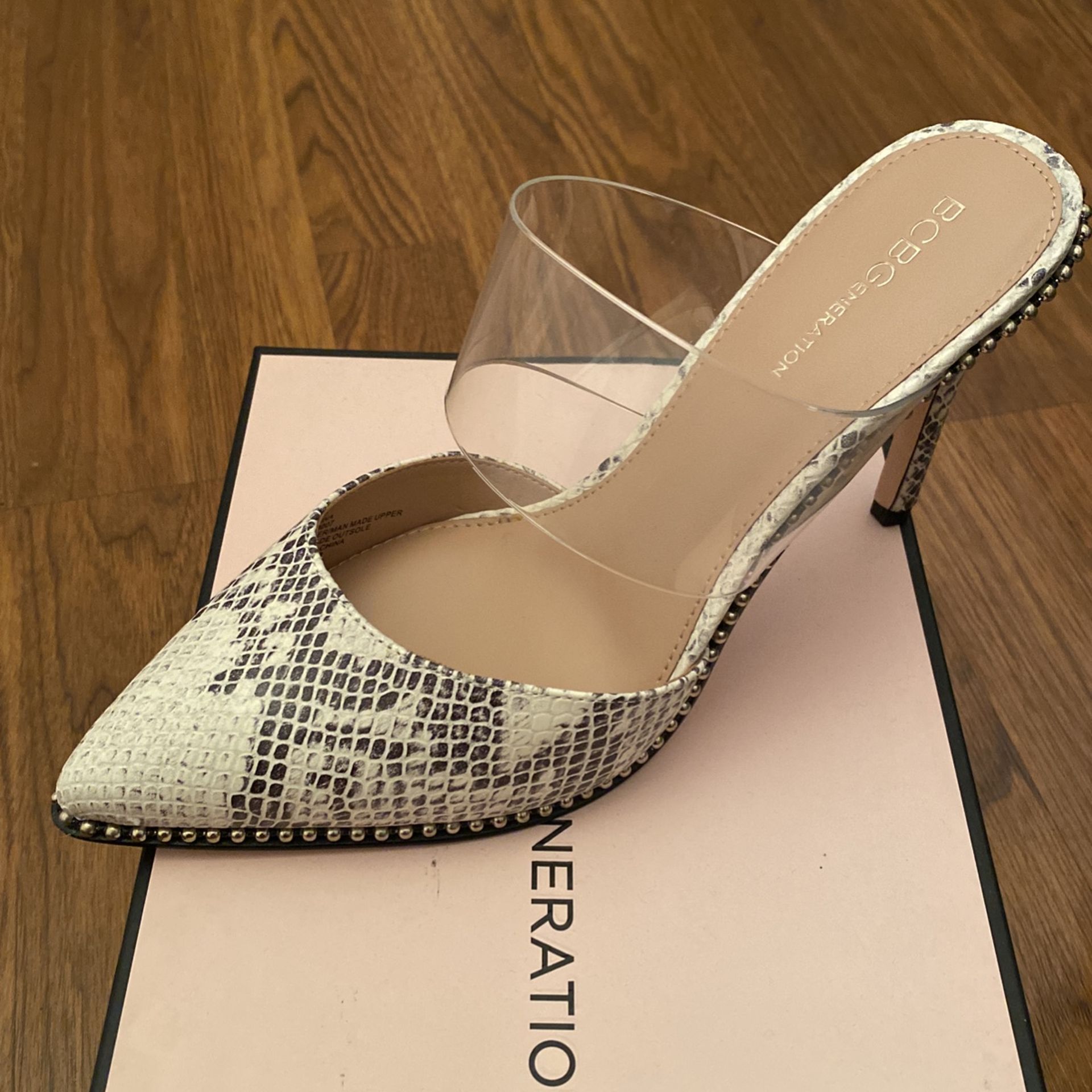 Snake skin heels