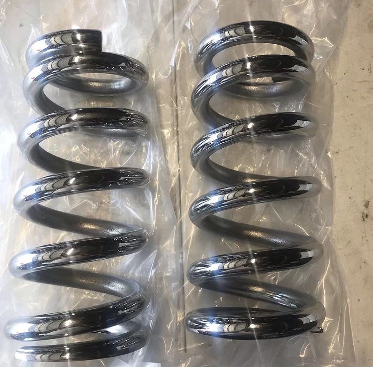 Chrome 1 Ton Coils Full Stack Lowrider Hydraulics 