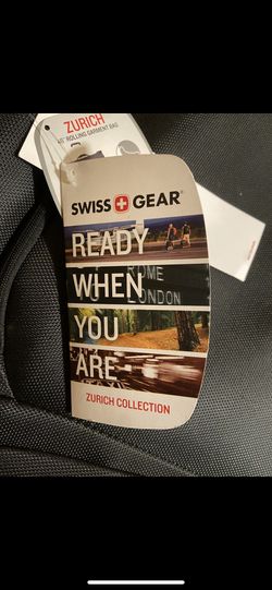  SWISS GEAR PREMIUM ROLLING LUGGAGE/ BAG WITH WHEELS Thumbnail