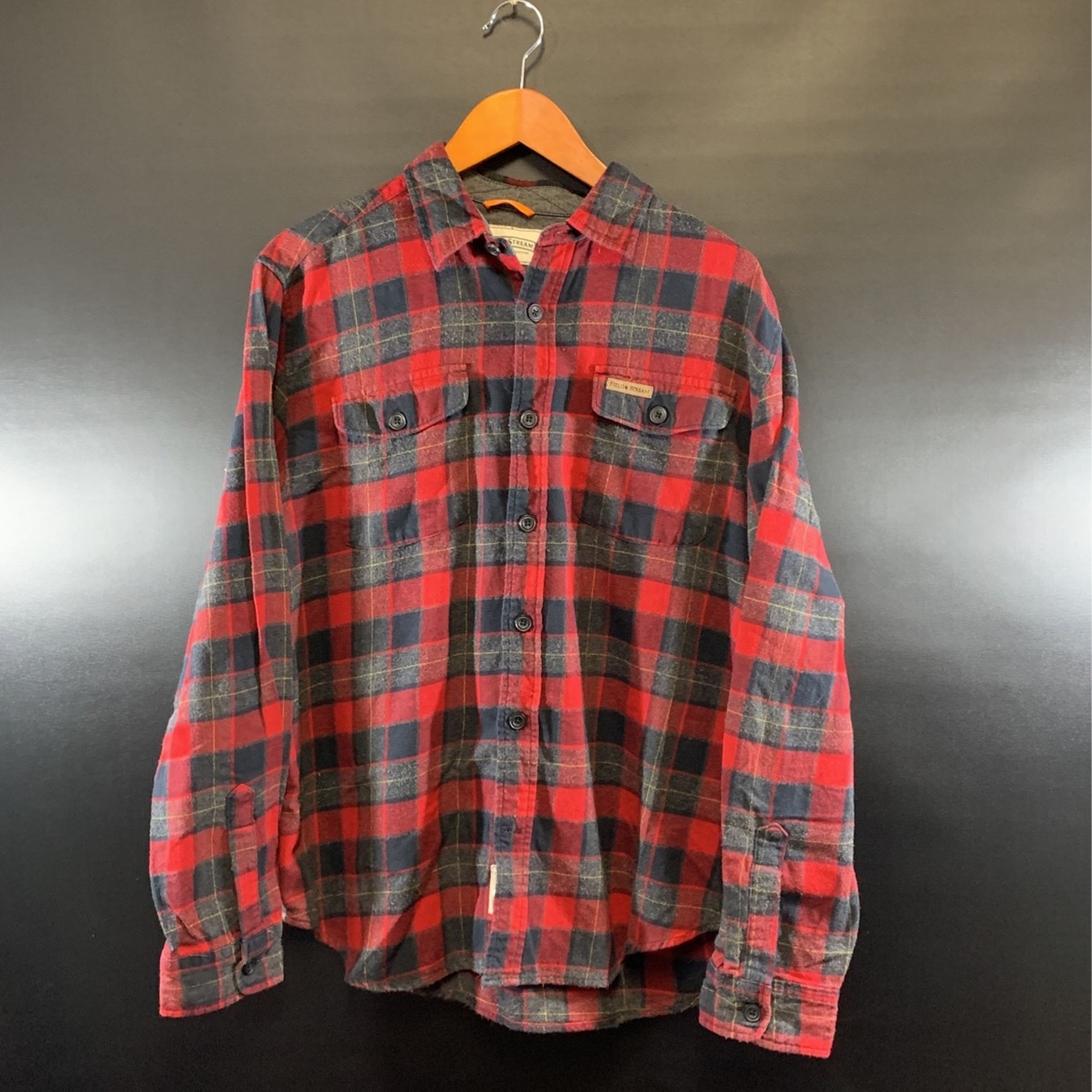 Men’s Field & Stream Red Plaid Flannel Shirt Size XL for Sale in ...