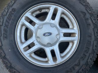 Ford Explorer 16 inch aluminum rims and all terrain tires. Fits Ranger - T02398 Thumbnail