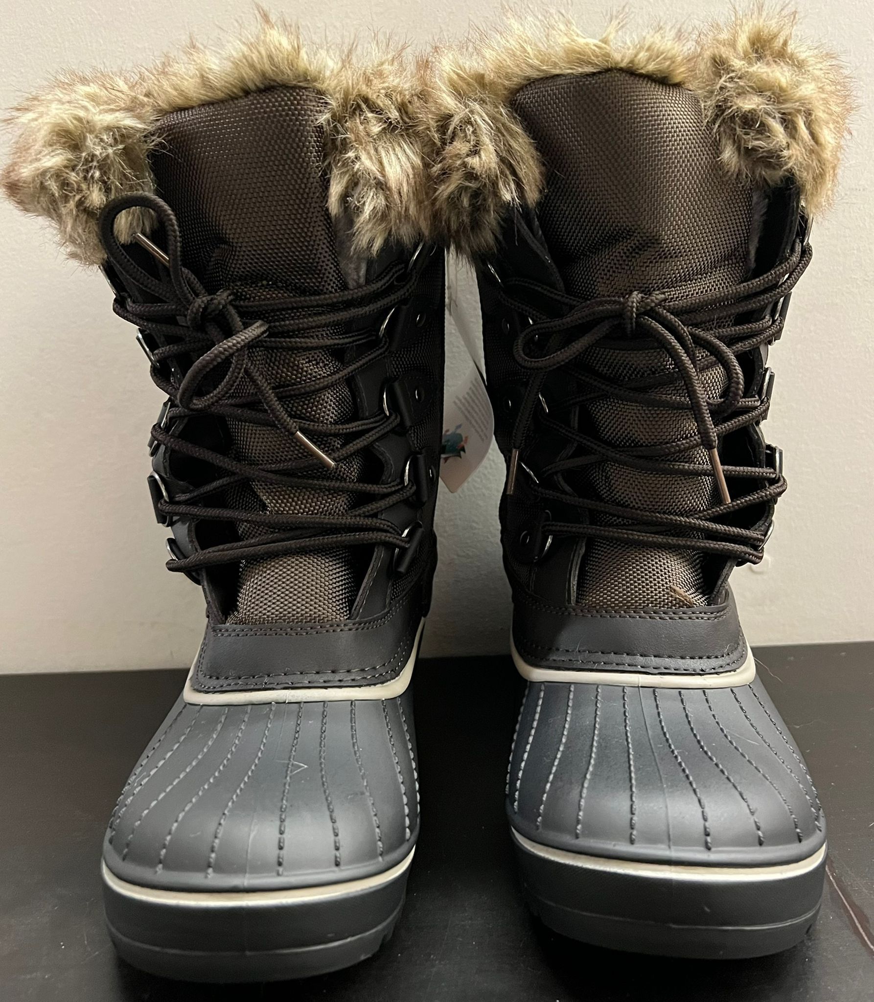 Dream París  Lace Up Alking Snow Boots