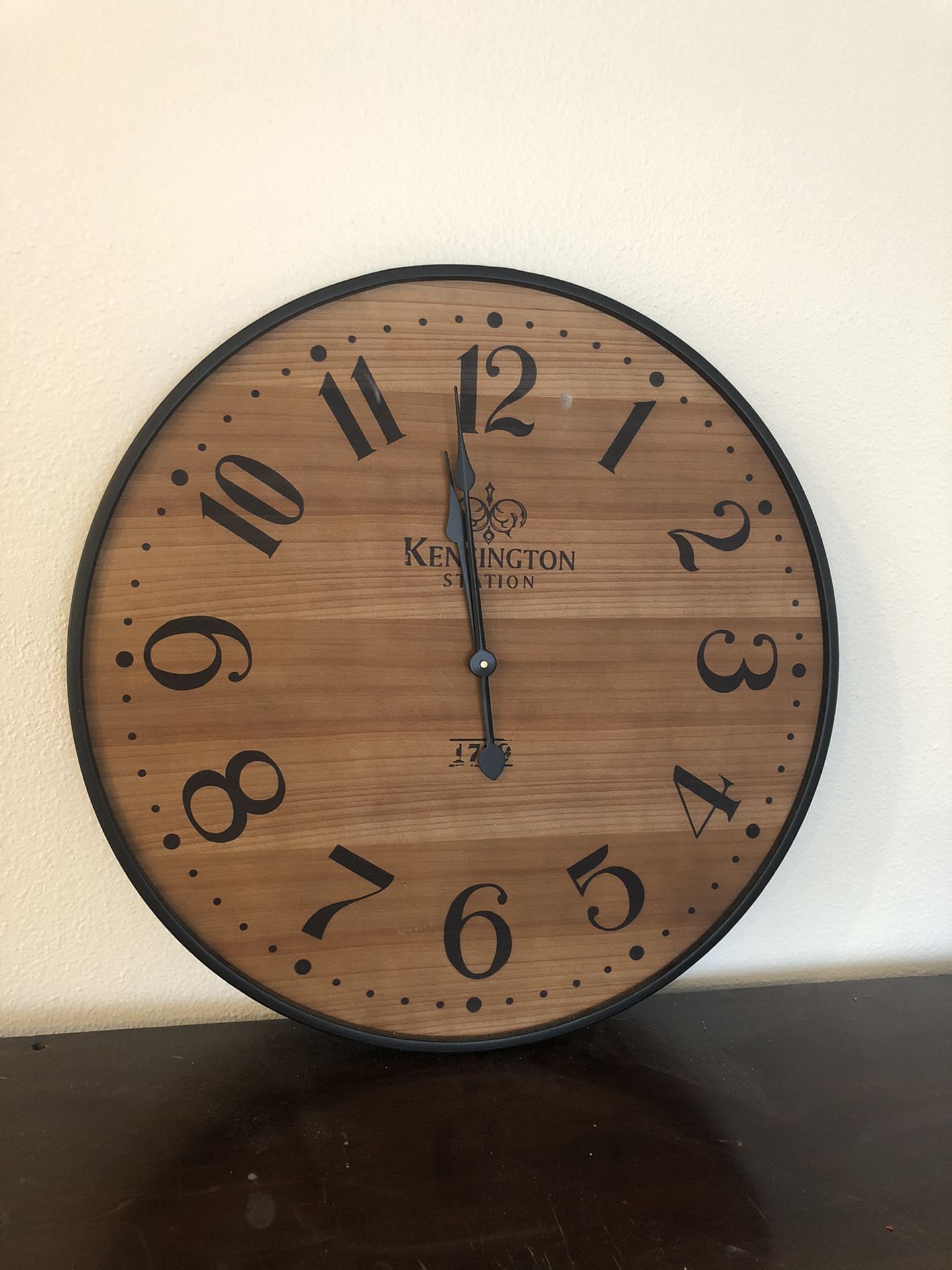 PENDING PICKUP: Kensington Wall Clock