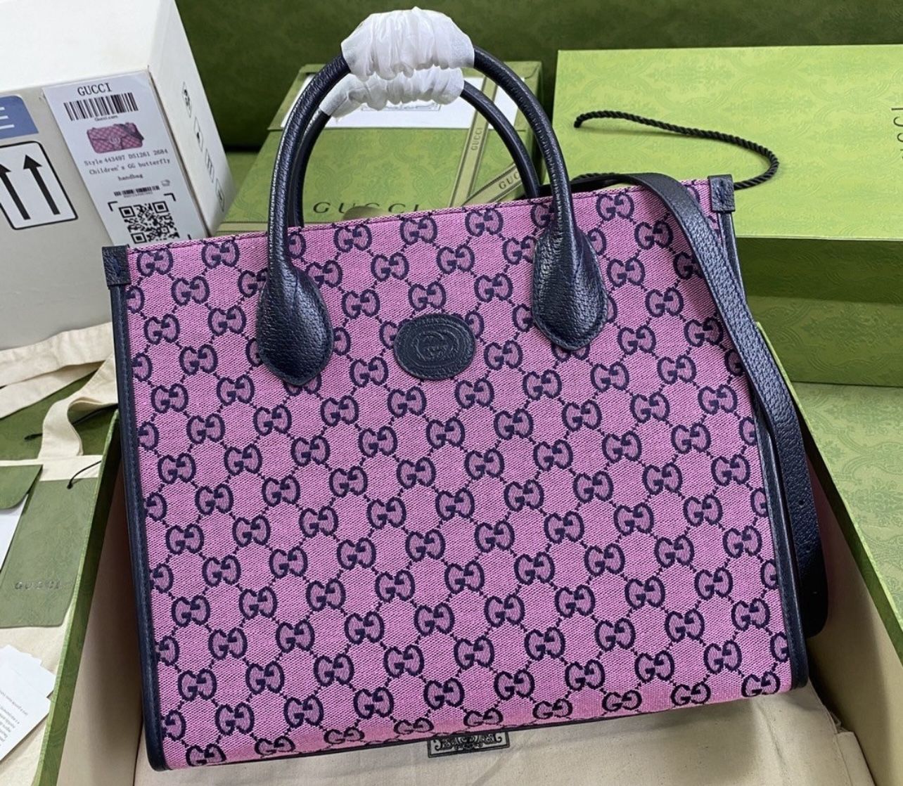 G UCCI Pink Tote