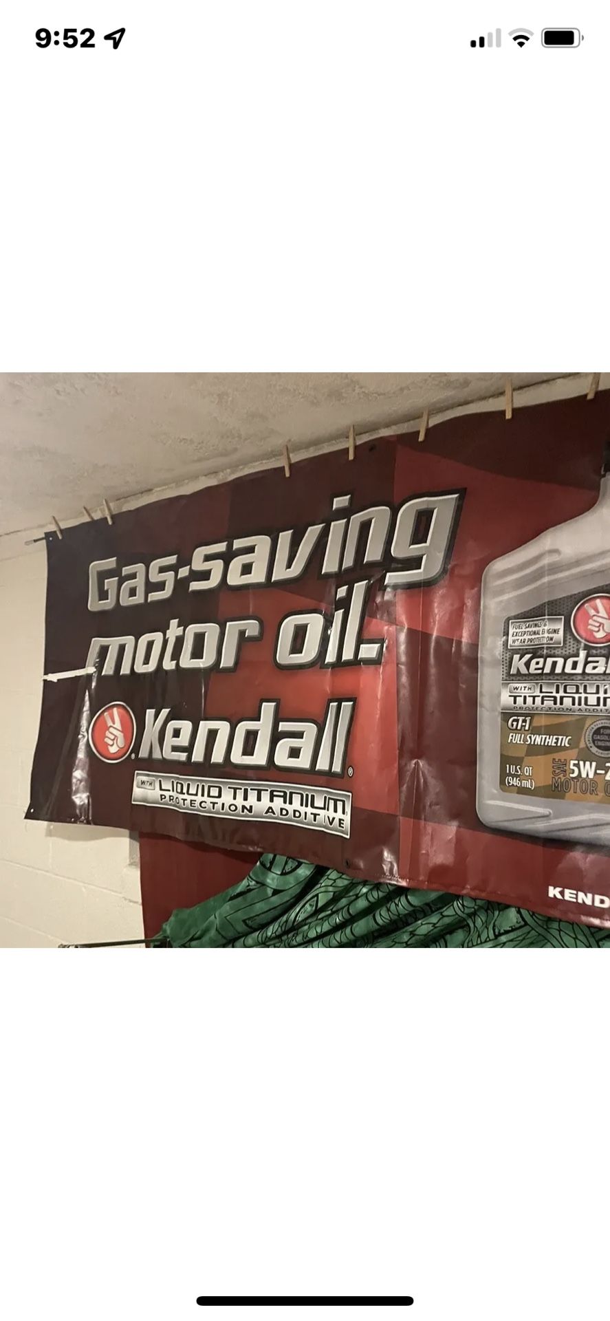 Kendall Motor Oil Sign