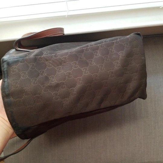 Authentic Gucci GG Monogram Supreme Nylon Tote Bag