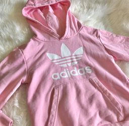 Adidas Girls Pink Hoodie *Size 5/6 Thumbnail
