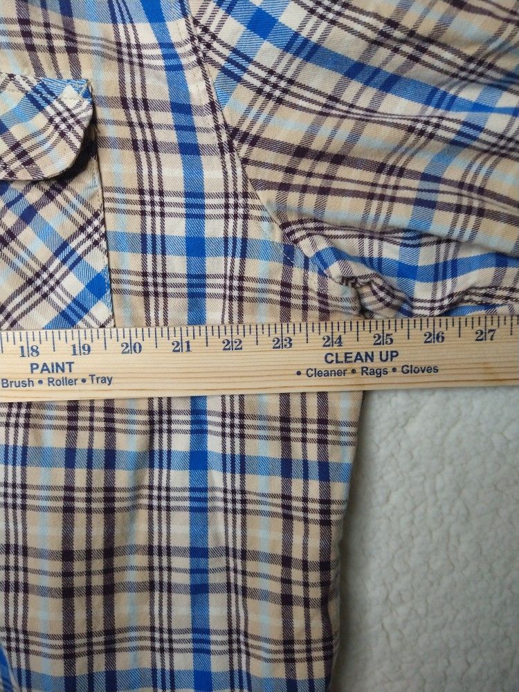 Surf Pendleton Board Plaid Shirt Men's Size XL Long Sleeve Button Down
