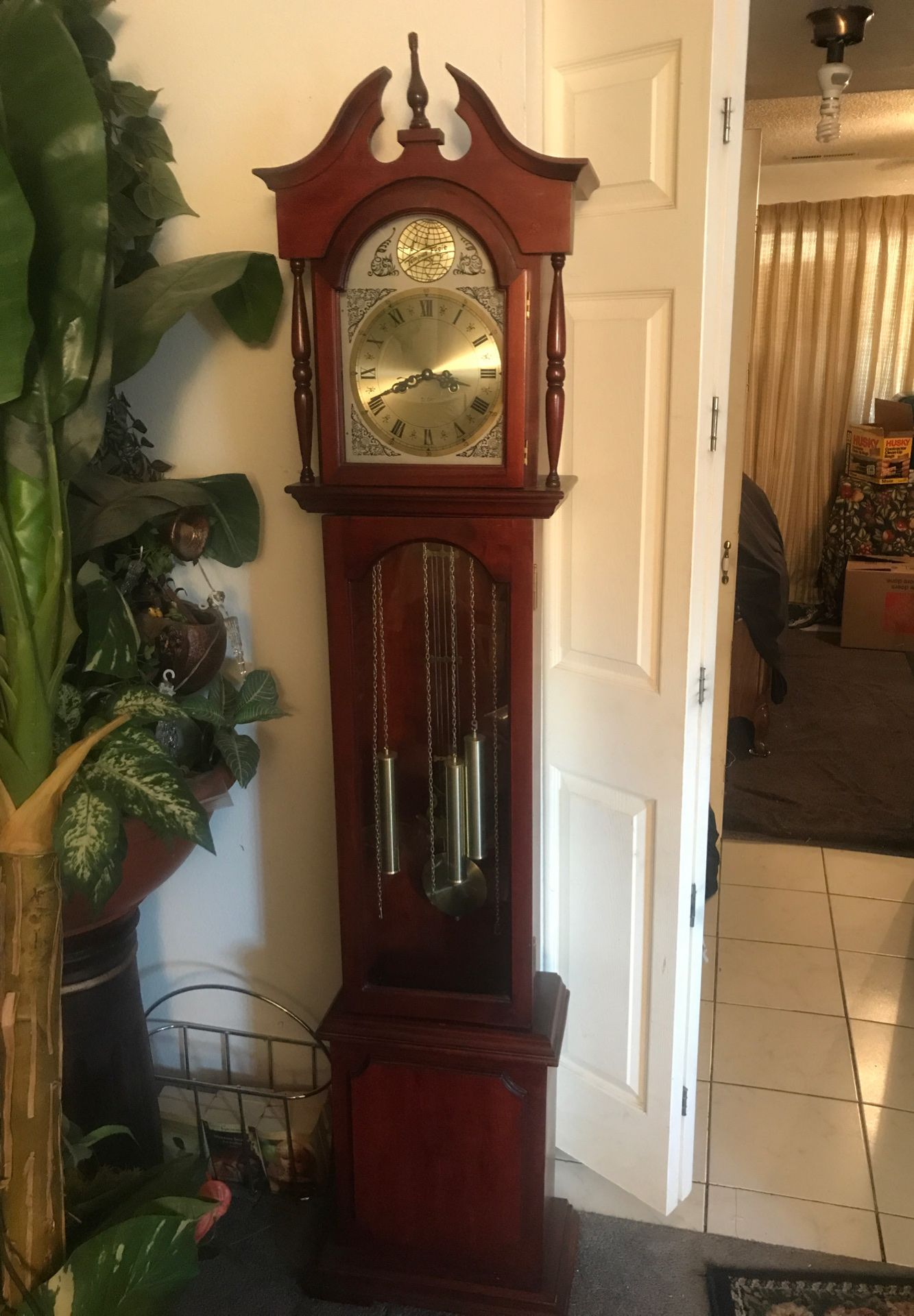 Tempus Fugit Grandfather Clock