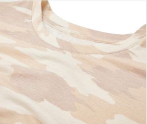 Beige Camo Side Knot Top  Thumbnail