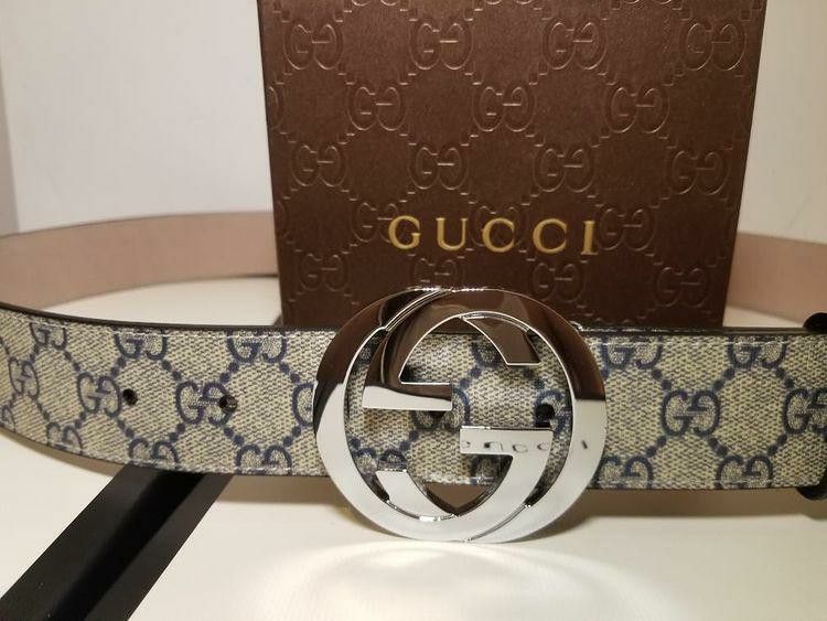 Gucci Supreme Beige Authentic Belt
