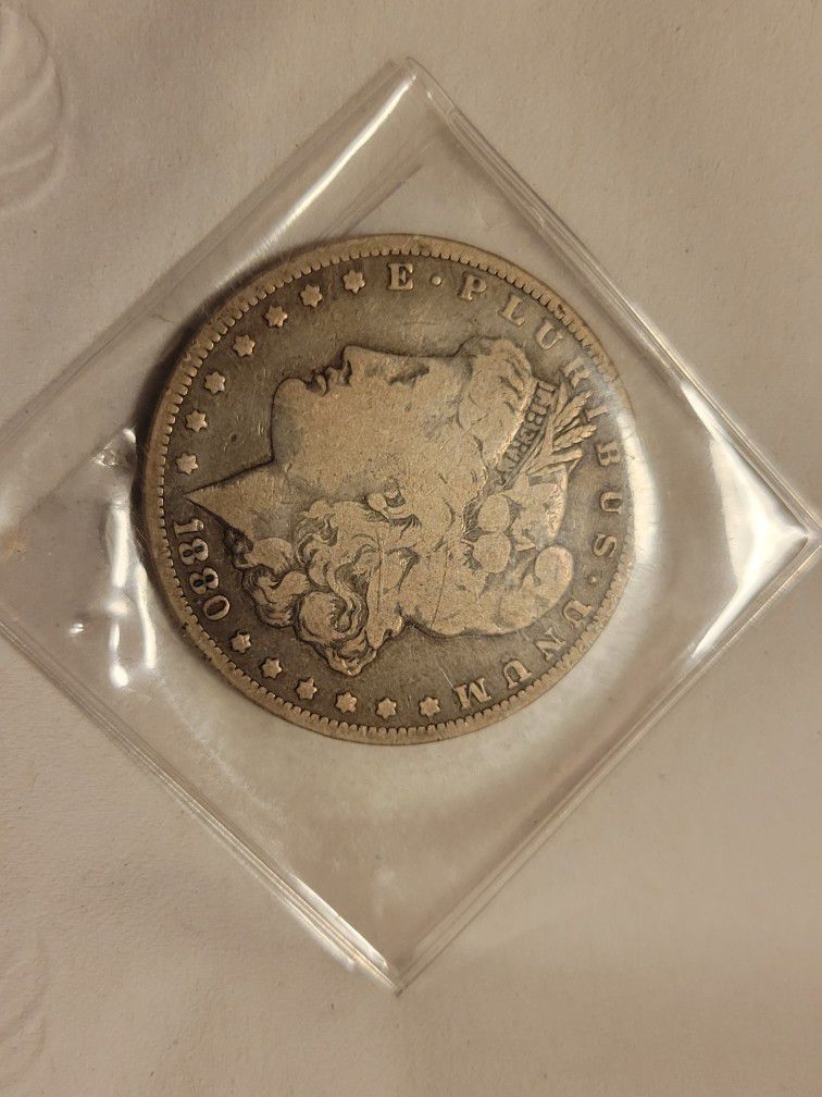 1880 cc Morgan Dollar Key Coin