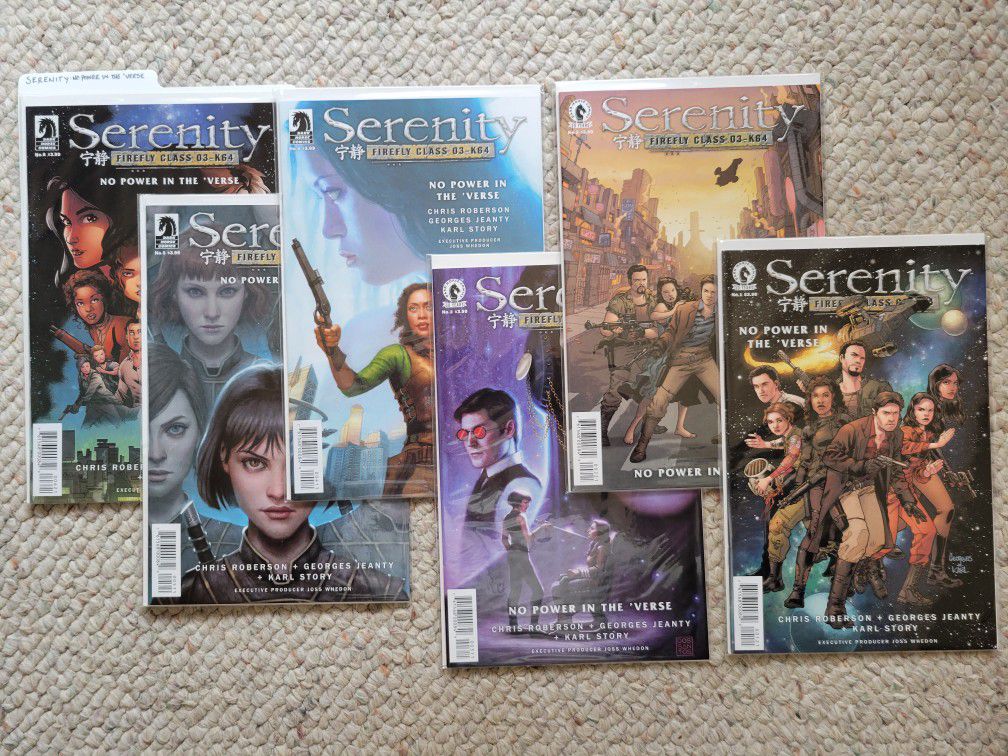 Serenity: Firefly Class 03-K64 No Power In The 'Verse Dark Horse Comics Complete Series