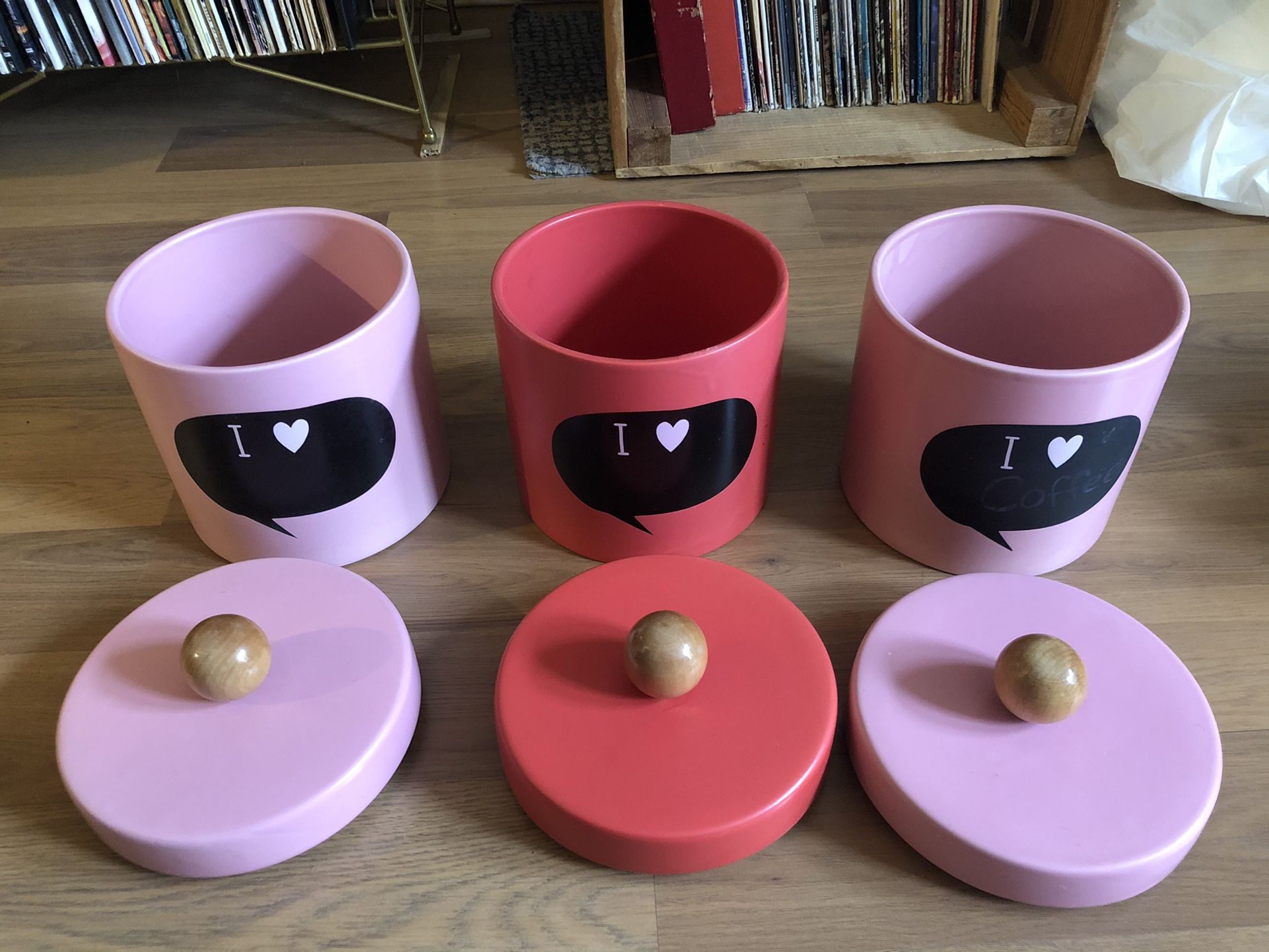 Chalk Board Canisters/Cookie Jars