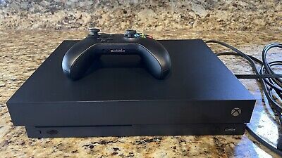 Microsoft Xbox One X 1TB Console - Black.