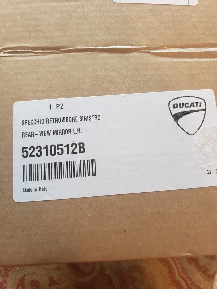 Ducati Rear-View Mirrors, priced per each