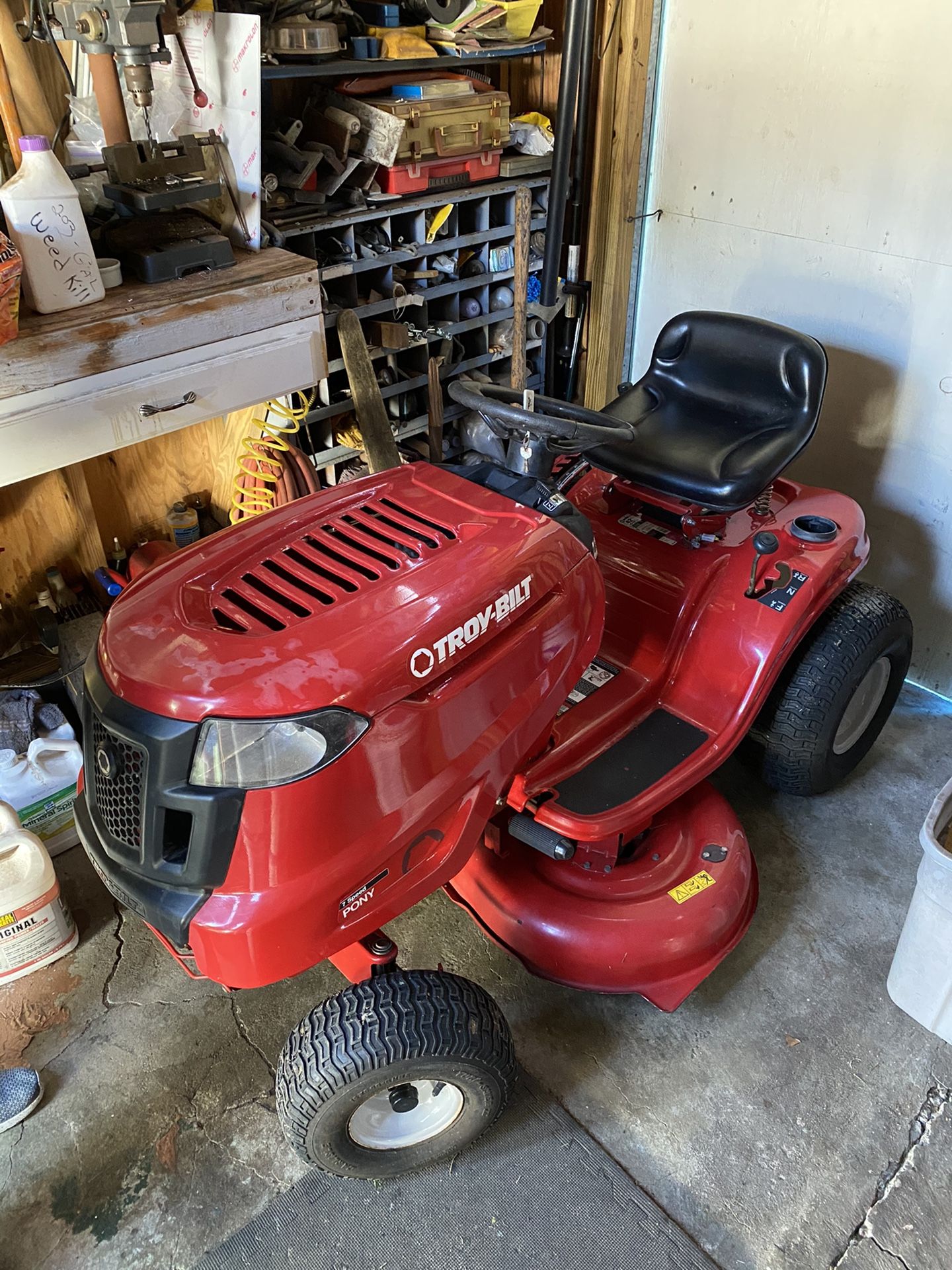 Troy Bilt Riding Mower & Craftsman Push Mower