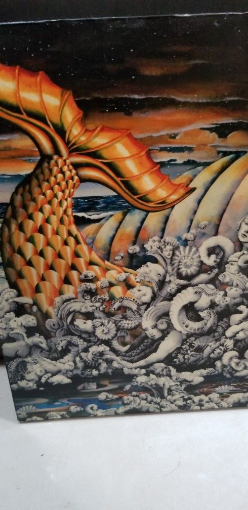 Surrealism Art Piece On Wood