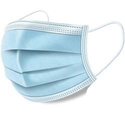 Disposable Face Masks - 50 PCS - for Home & Office- 3-Ply Breathable & Comfortable Filter Safety Mask be Thumbnail