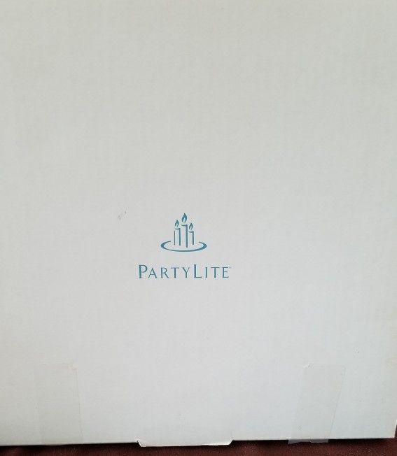 Party Lite Candle Holder With Angels