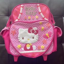 Hello Kitty Rolling Backpack Thumbnail