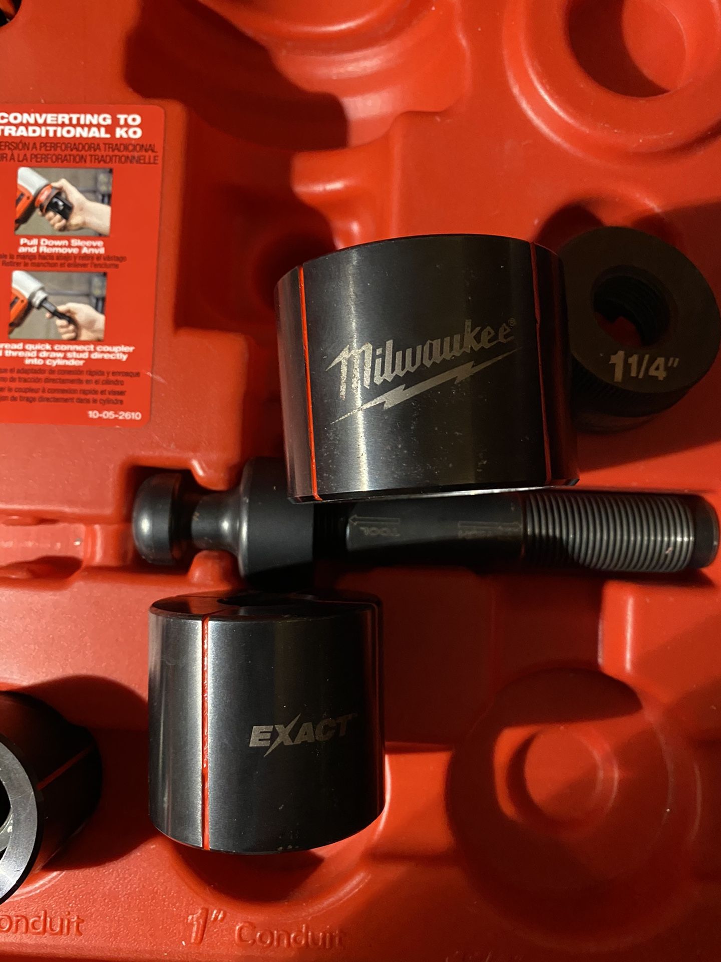 M18 Milwaukee 1/2” 2” Knock Out Punch Kit ; NEW! for Sale in Seattle, WA OfferUp