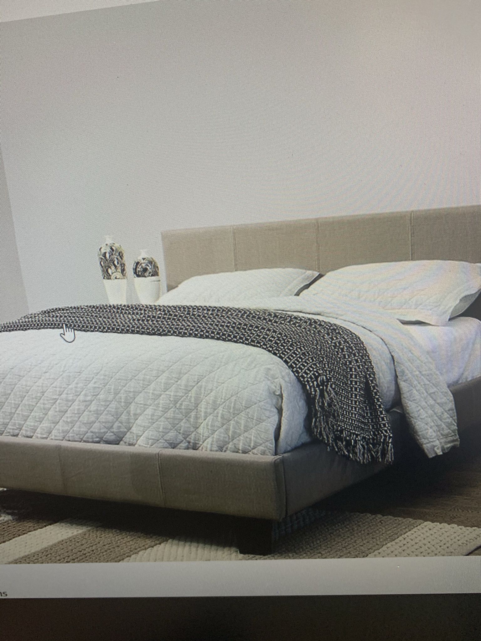 Queen Platform Bed Frame ( Mattress Not Included ) ON SALE