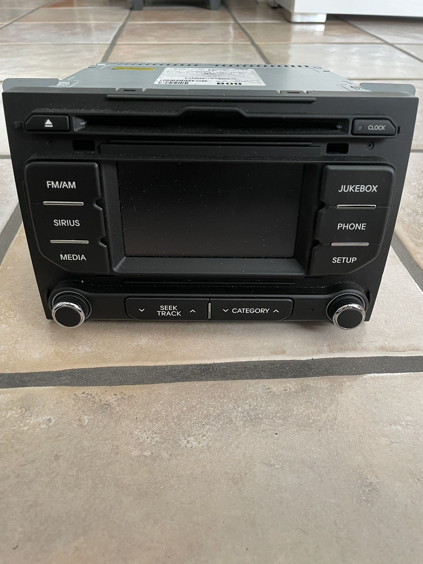 2012-2015 Kia Rio Audio System