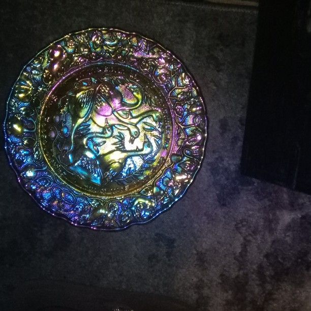Carnival Glass Plates