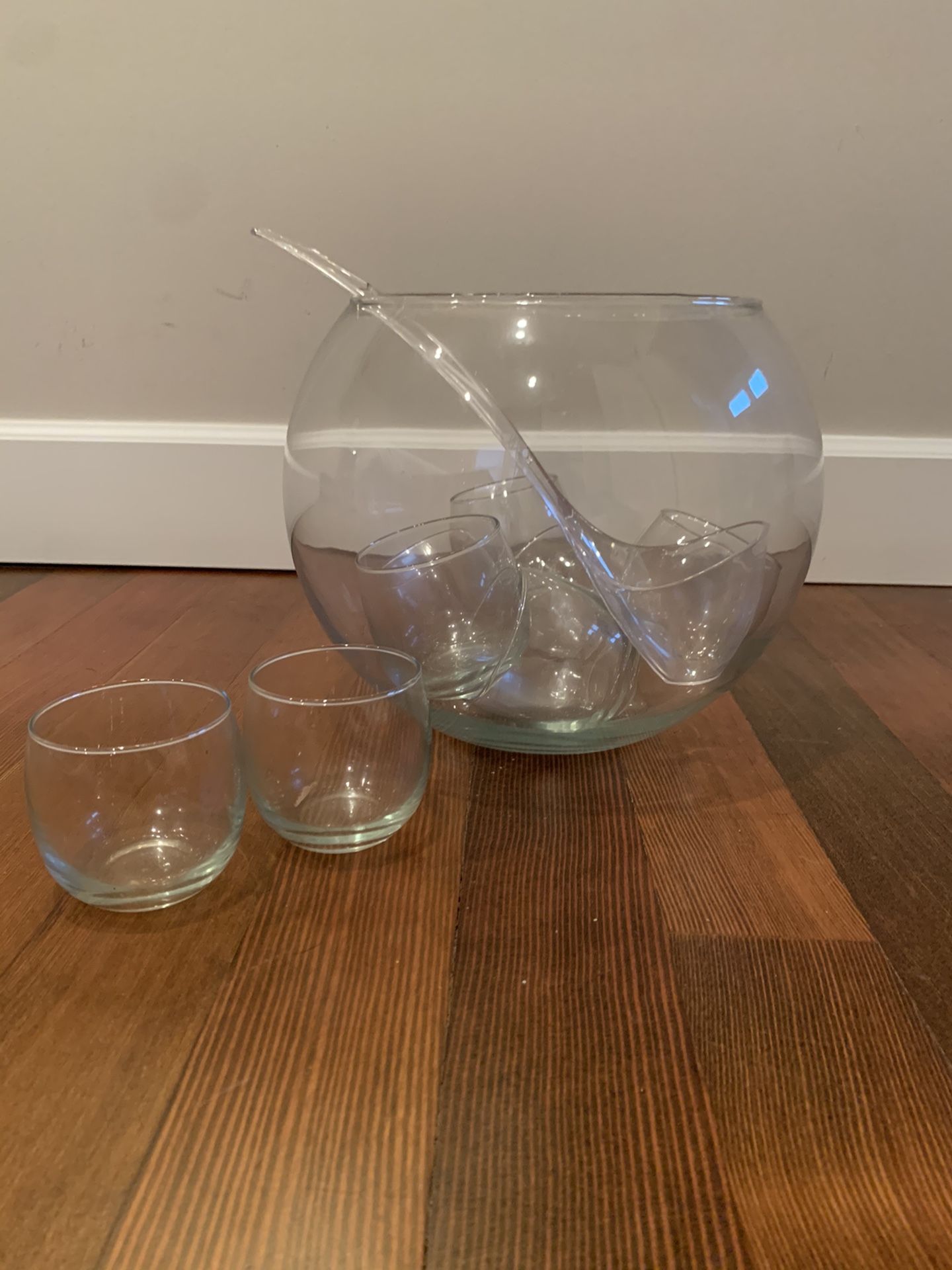Glass Punch bowl