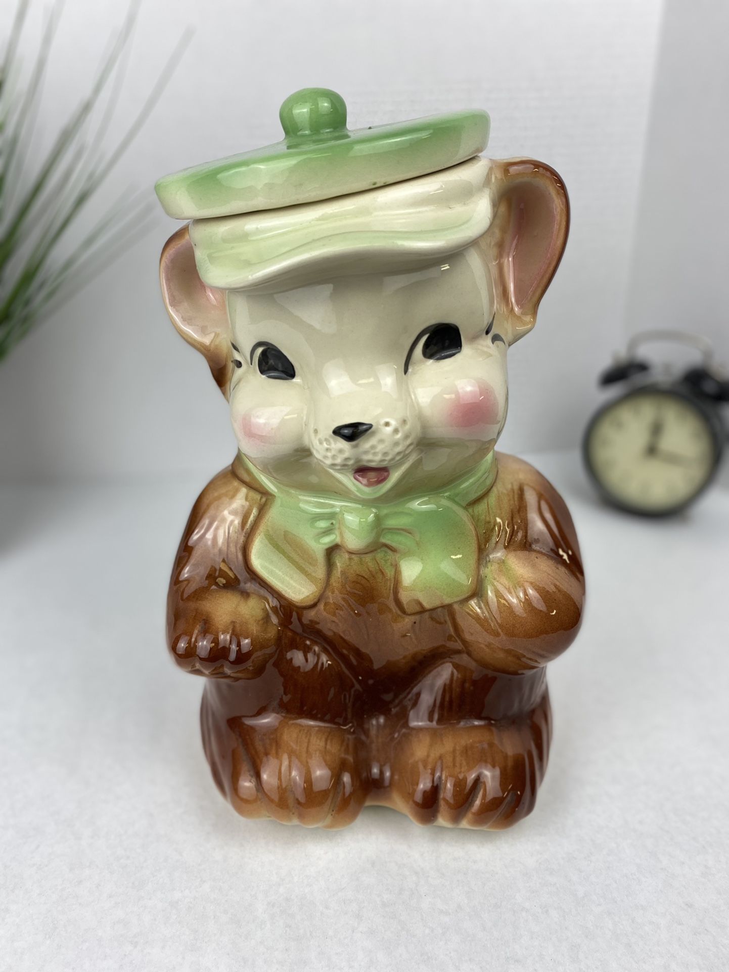 Vintage Teddy Bear Cookie Jar 🧸
