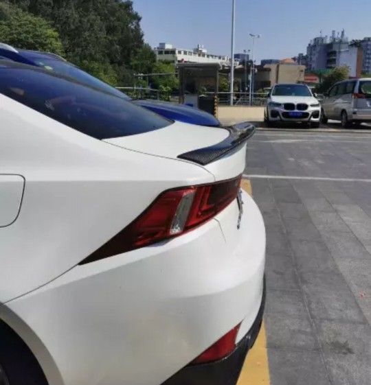 BRAND NEW 2014-2020 LEXUS IS200t IS300 IS350 AR STYLE REAL CARBON FIBER TRUNK SPOILER WING