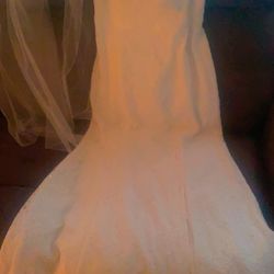 David’s Bridal Wedding Dress White Thumbnail