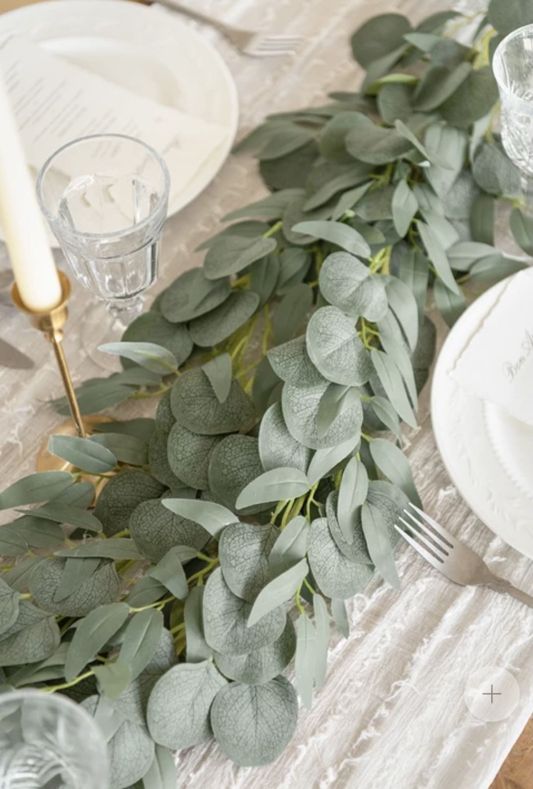 Sage Eucalyptus And Willow Leaf Greenery Garland