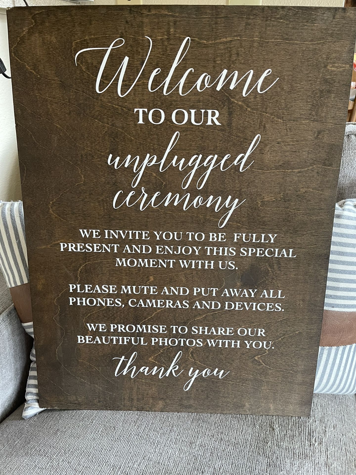 Wedding Ceremony Sign