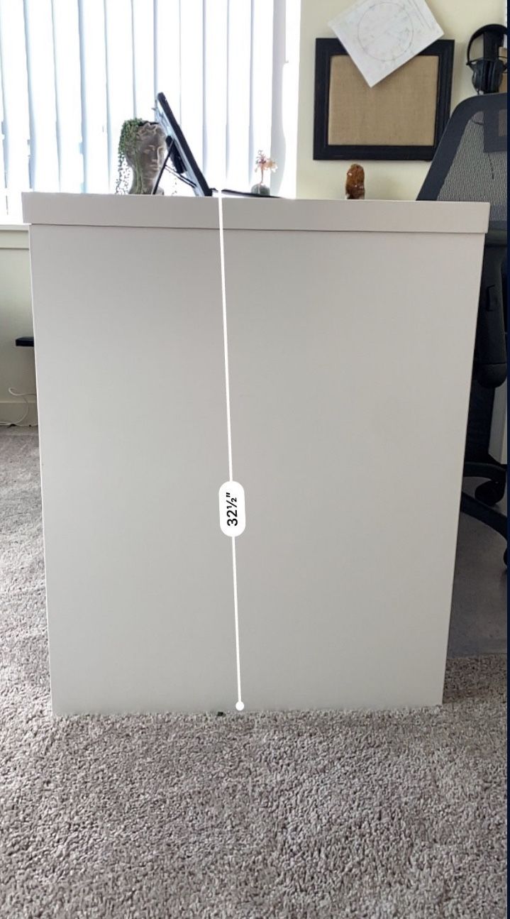 Desk With File Cabinet L Shape