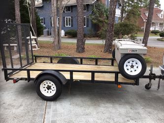 Used 5x10 Rear Loading Utility Trailer 2 Extra Wheels And Tires Mounted To A Diamond Plated Tractor Supply Tool Box Mounted On Front Good Tires And For Sale In Conway Sc Offerup Used 5x10 Rear Loading Utility Trailer 2 Extra Wheels And Tires Mounted To A Diamond Plated Tractor Supply Tool Box Mounted On Front Good Tires And For Sale In Conway Sc Offerup