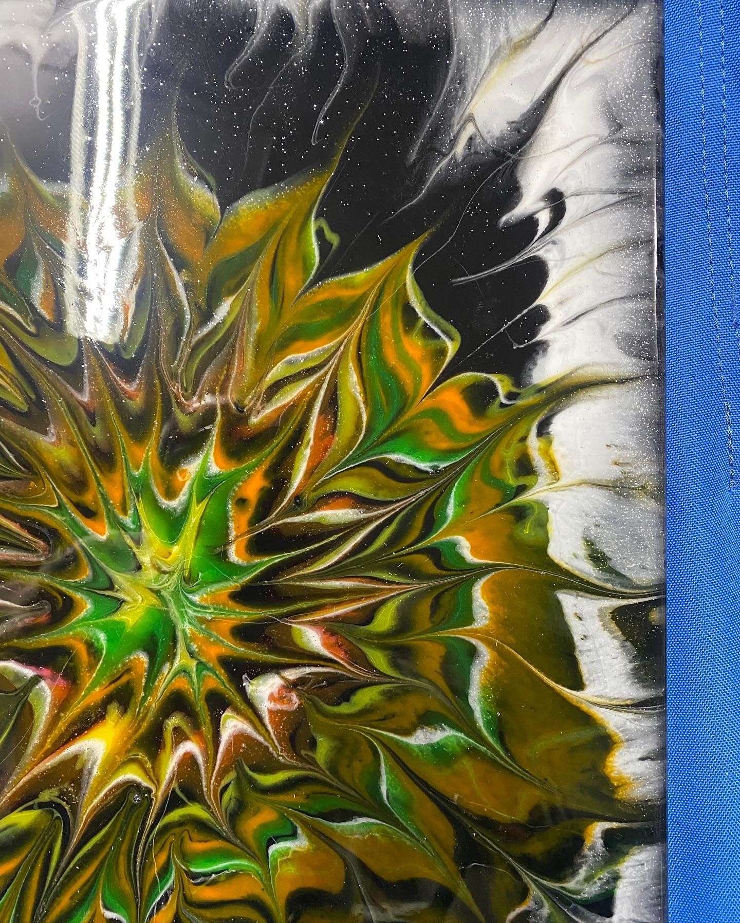Wild Resin Painting
