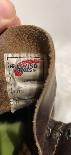 Mens Red Wing 953 Boots Sz 11 D Brown Leather UNION MADE  Thumbnail