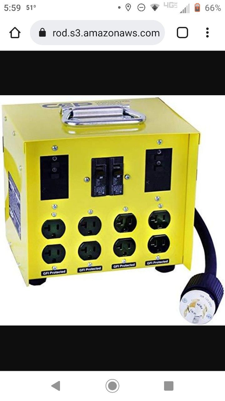 BRAND NEW CEP CONSTRUCTION ELECTRICAL 30 Amp